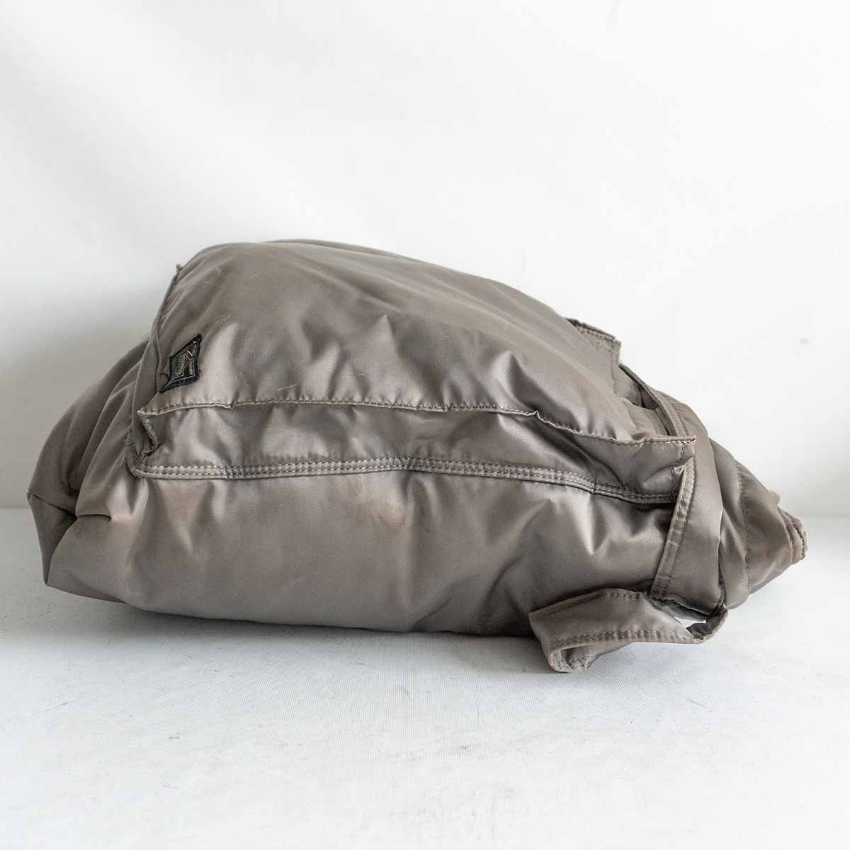 ポーター タンカー 2WAY ヘルメットバッグ ナイロン シルバーグレー 本物 PORTER - PORTER ポーター☆TANKER タンカー 2WAYヘルメット