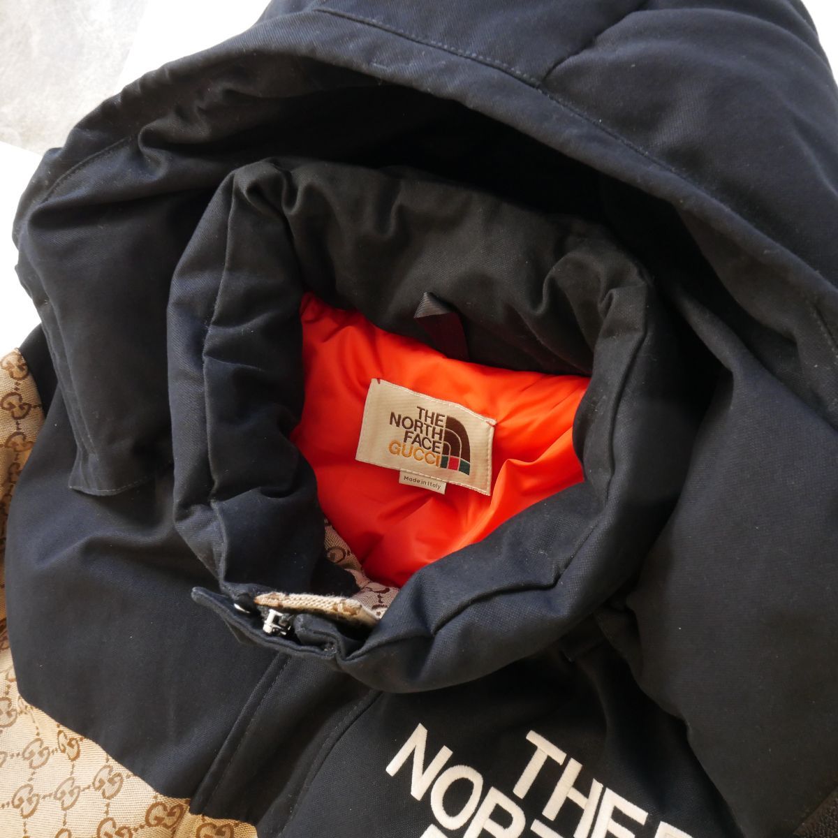 GUCCI x THE NORTH FACE ダウンジャケット GG柄 XXL グッチ ノース