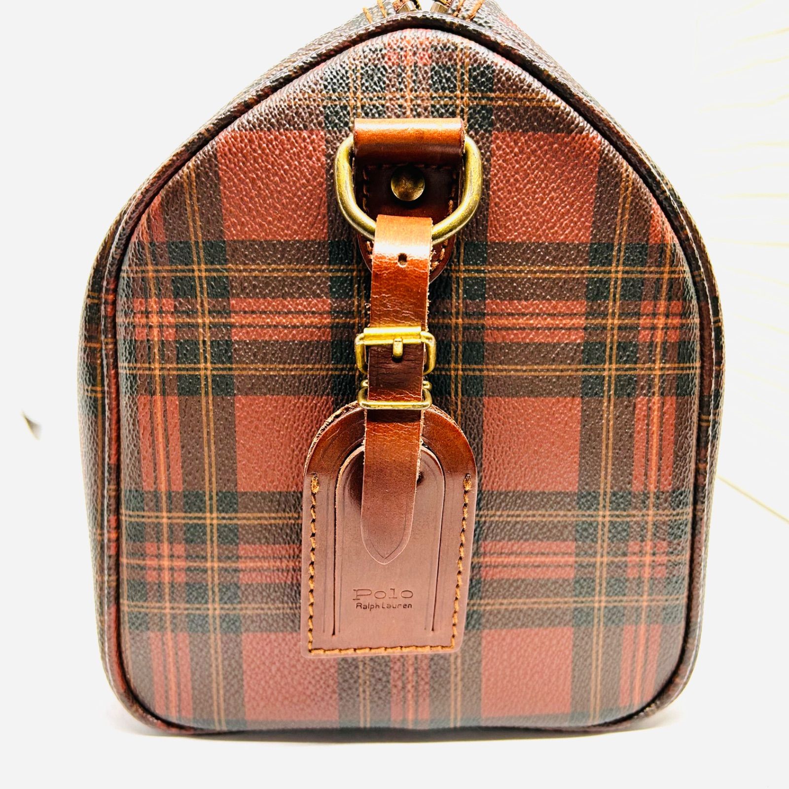 美品 POLO RALPH LAUREN ラルフローレン ポロ ハンドバッグ ミニ