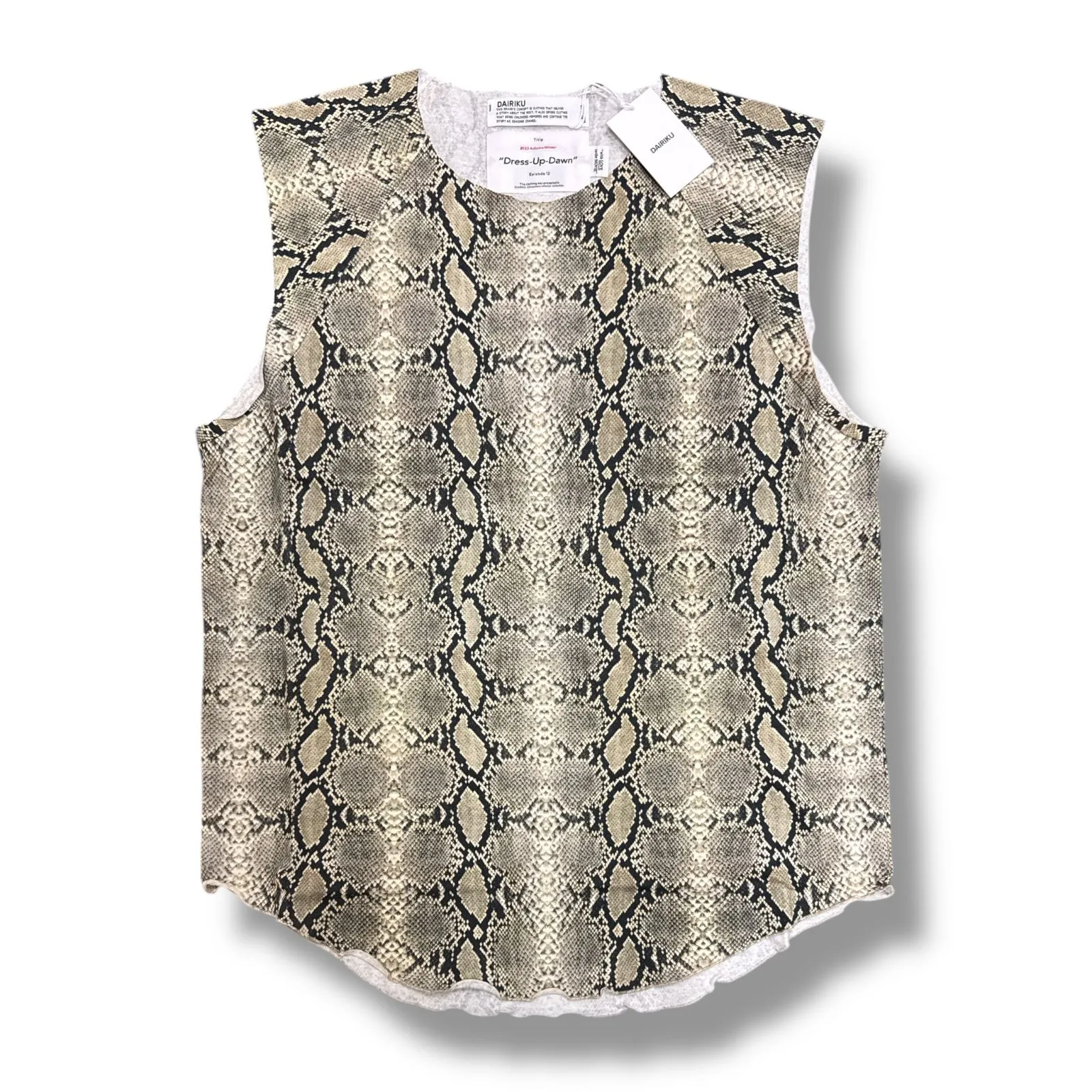 【未使用に近い・売り切り希望】DAIRIKU ノースリーブカットソー 未使用に近い・売り切り希望】DAIRIKU ノースリーブカットソー