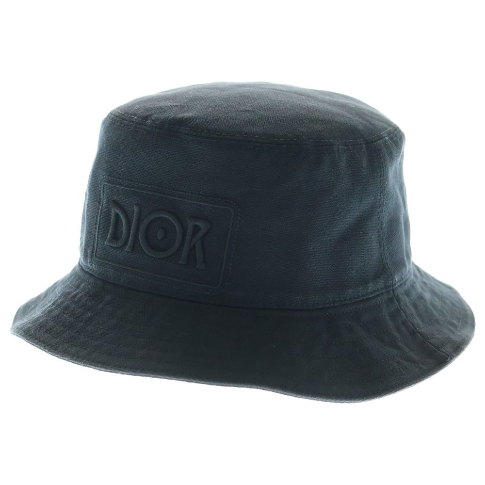 Christian Dior クリスチャンディオール ×JACK KEROUAC ジャックケルアック ロゴ バケットハット ブラック 033906W4511