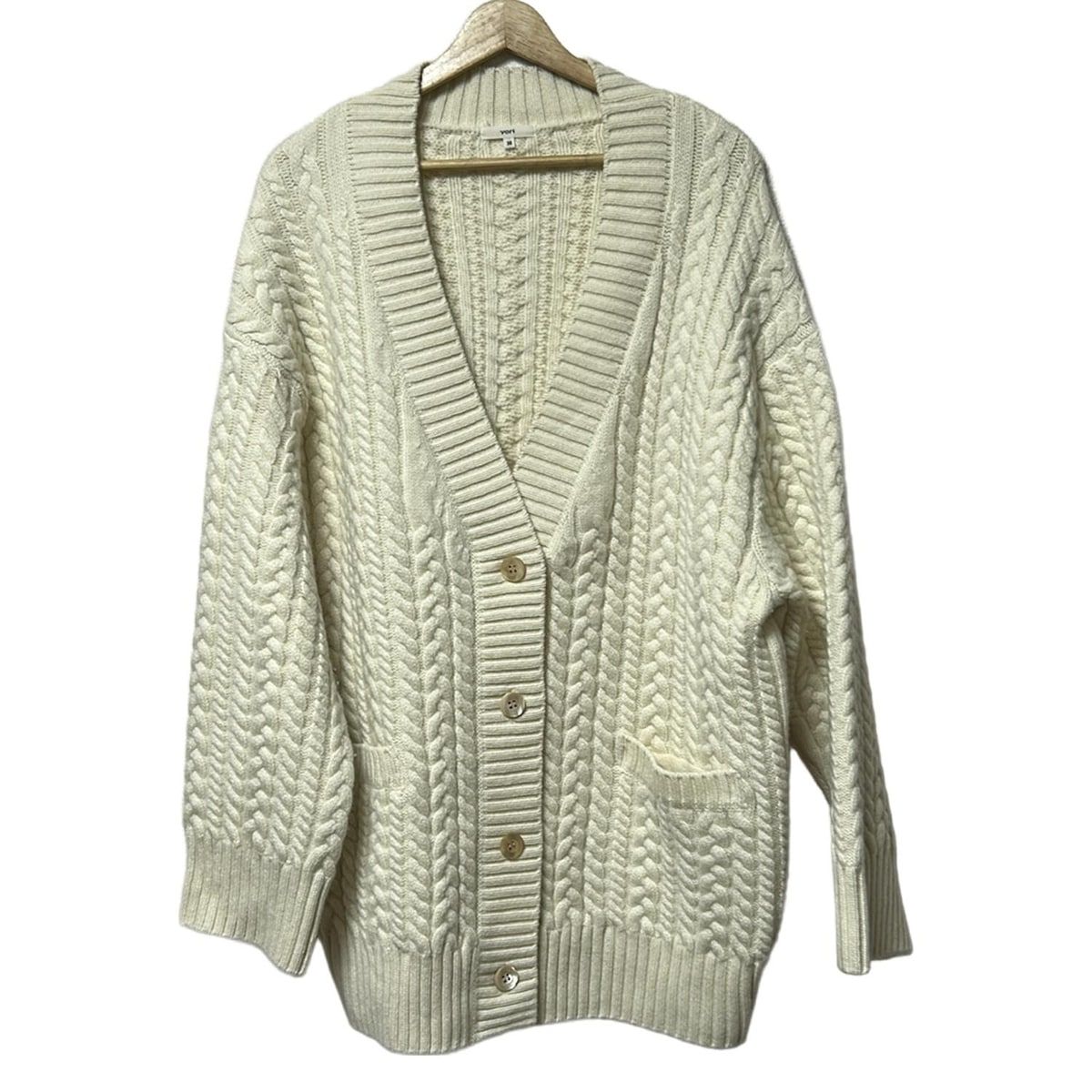 yori ヨリ カーディガン サイズ38 M レディース - アイボリー 長袖