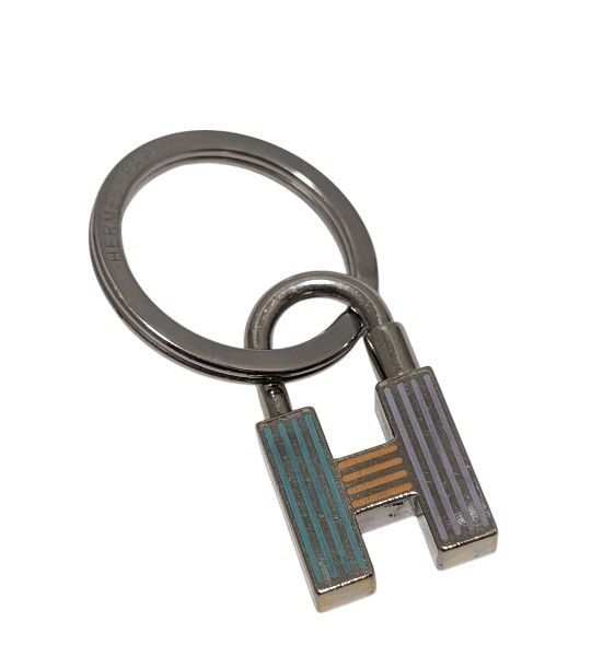 エルメス カデナ キーリング クイズ レインボー Hロゴ パラジウム マルチカラー CADENAS QUIZZ RAINBOW バッグチャーム キーホルダー ア エルメス カデナ キーリング クイズ レインボー Hロゴ パラジウム