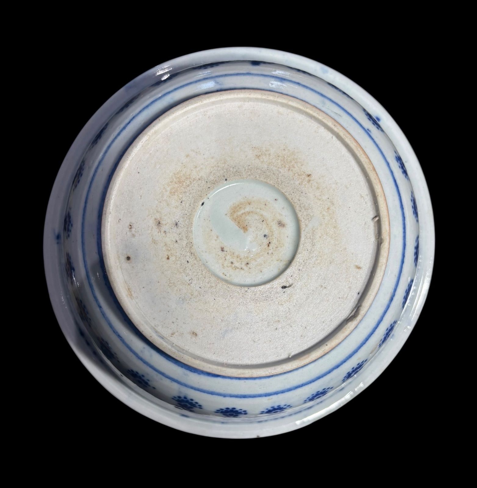 骨董　鉢　ベロ藍　大鉢　染め付け　陶器　盛り鉢　器　アンティーク 骨董 鉢 ベロ藍 大鉢 染め付け 陶器 盛り鉢 器 アンティーク