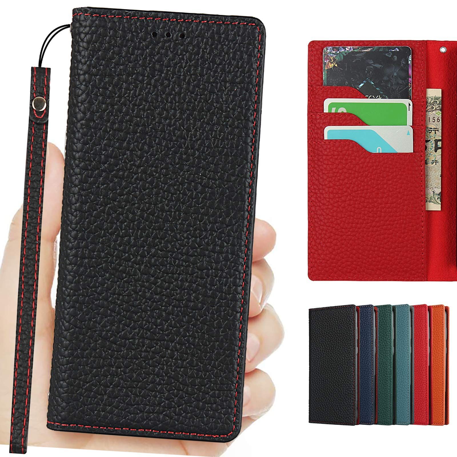 【在庫処分】カバー財布型 F-52E F-52Eケースカード収納 F-52E 携帯カバー F-52E Arrows Arrows We We 2 2 2 スマホケース We ライチ紋真皮 Arrows 手作り ケースカード収納 付きの専属ストラップ同梱なので