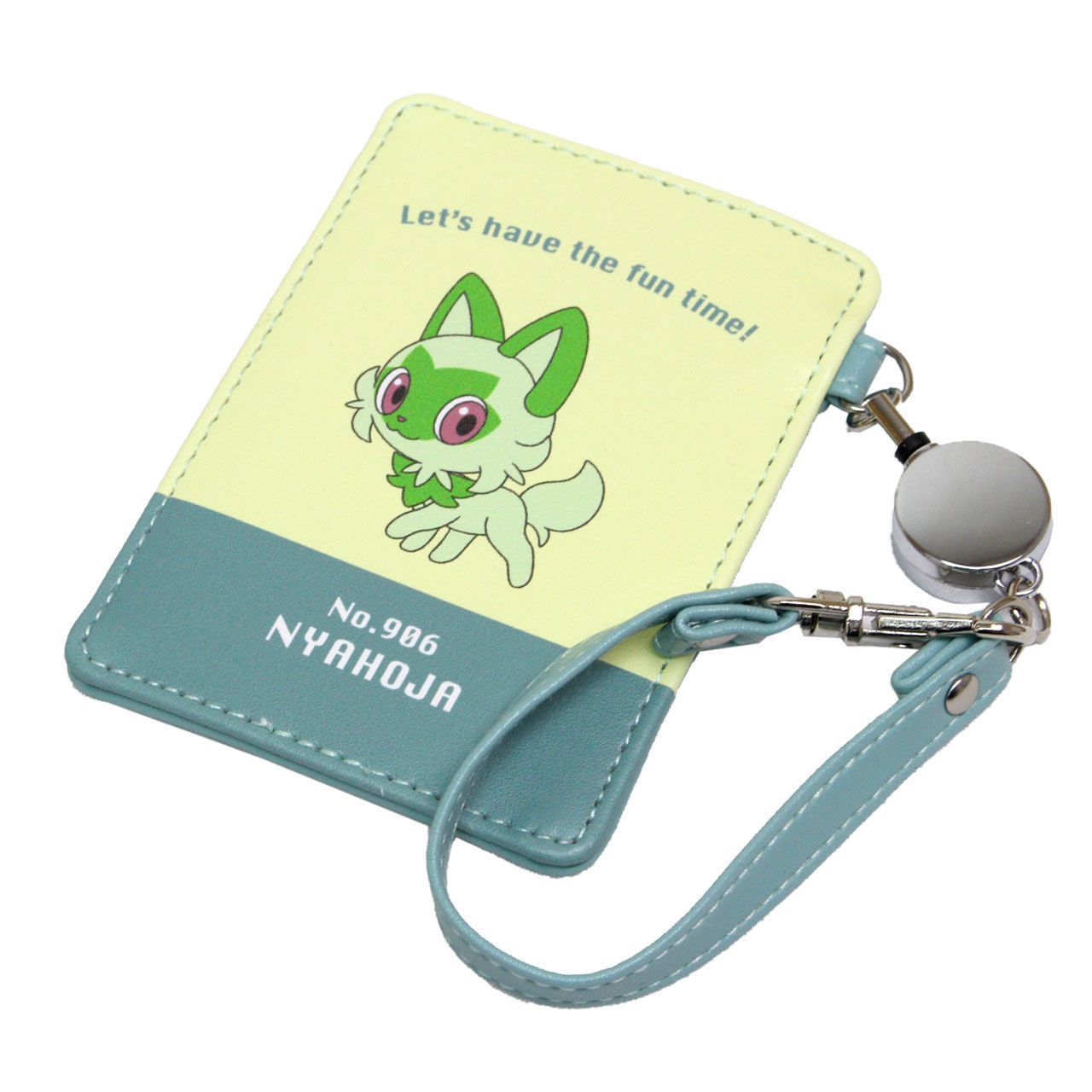 ポケモン パスケース 定期入れ リール付き カードケース ic