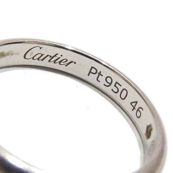 ★Cartier 1895 WEDDING BAND RING B4057700 プラチナ Pt950 1P ダイヤモンド ウェディング バンド リング カルティエ★