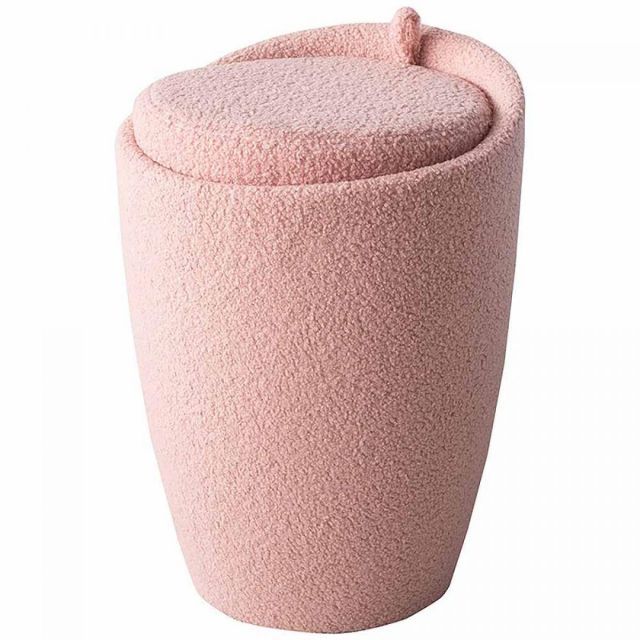 宮武製作所 収納スツール ブークレ ピンク CH-K100B 新生活 インテリア 家具 おしゃれ デザイン 