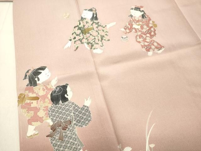 平和屋着物○訪問着 友禅 作家物 童うた 暈し染め 高島屋扱い 正絹