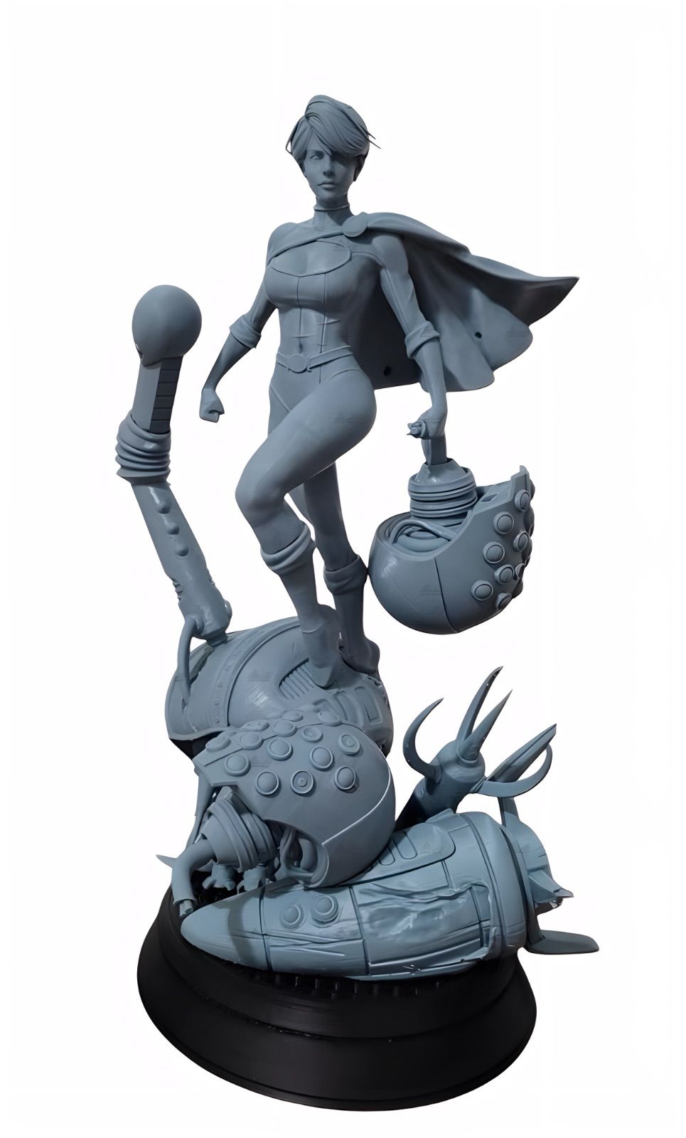 ガレージキット フィギュア 未塗装 パワーガール 1/6サイズ 31cm