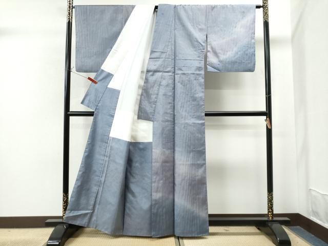 平和屋着物○訪問着 本場染大島紬 杢目絞り 正絹 逸品 CAAS6990yc