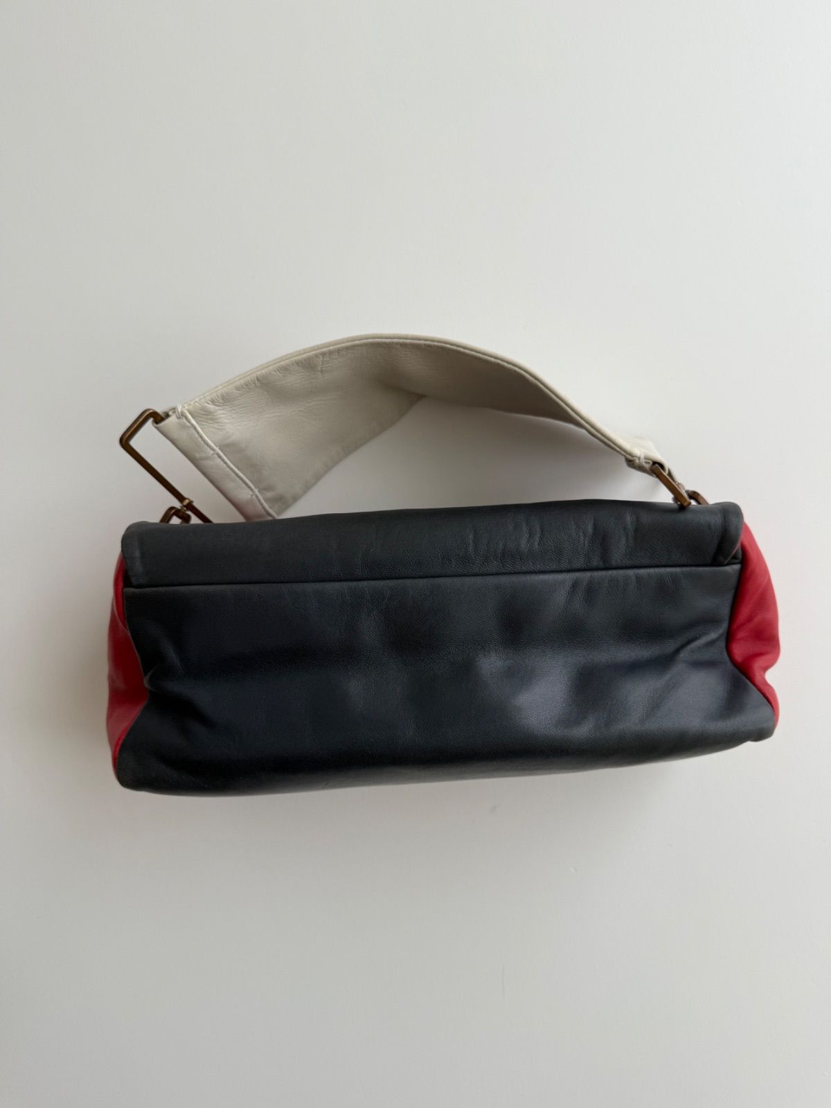 ✿ SS2001 PRADA DOCKING HAND BAG プラダ レザーハンドル レザー ハンドバッグ ドッキング アーカイブ archive バッグ prada