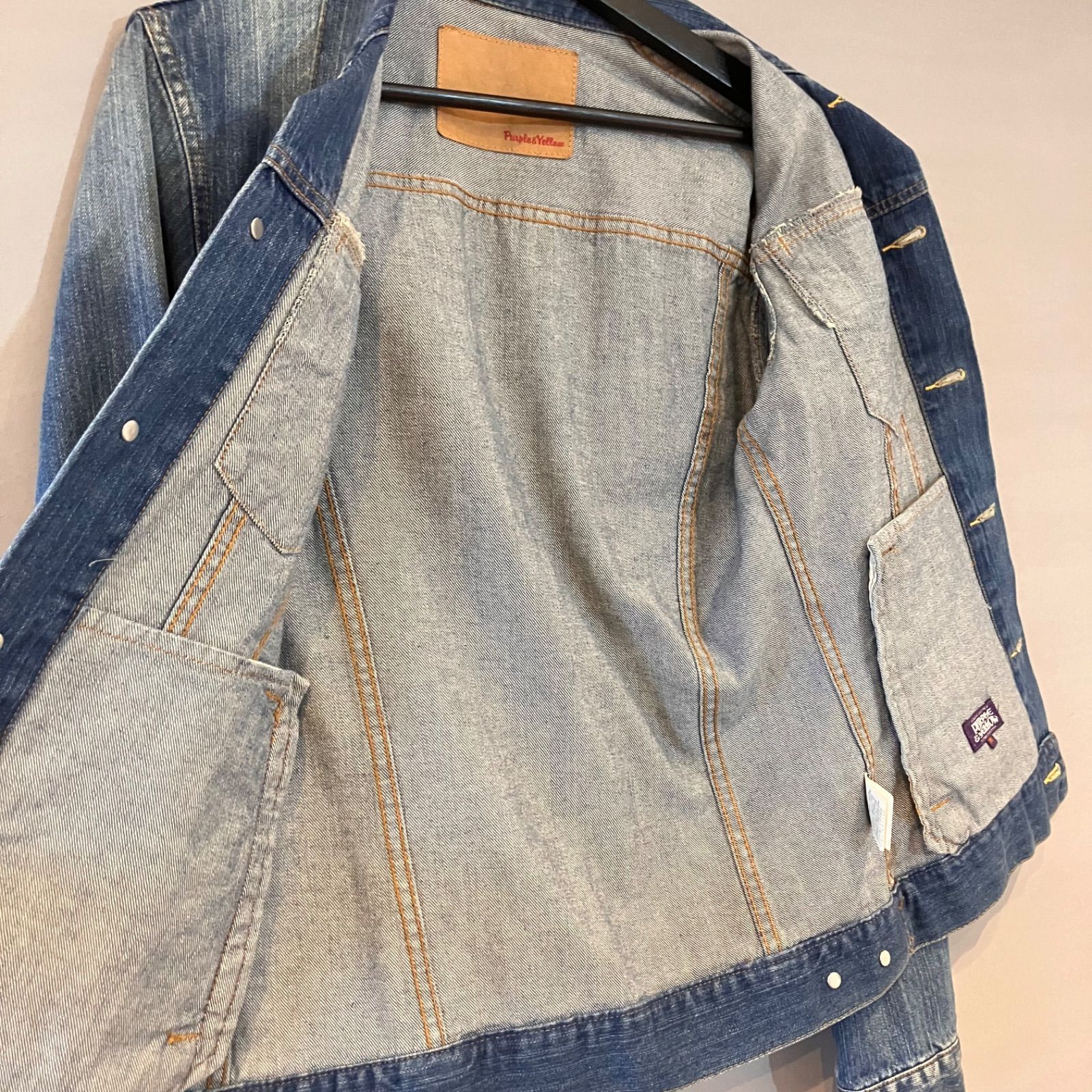 アンドクチュール AND COUTURE ビジュー付きデニムジャケット