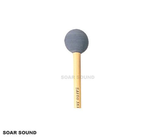 サイトウマレット Saito 〈No.103〉 ゴムヘッド 100シリーズ 籐柄 37cm