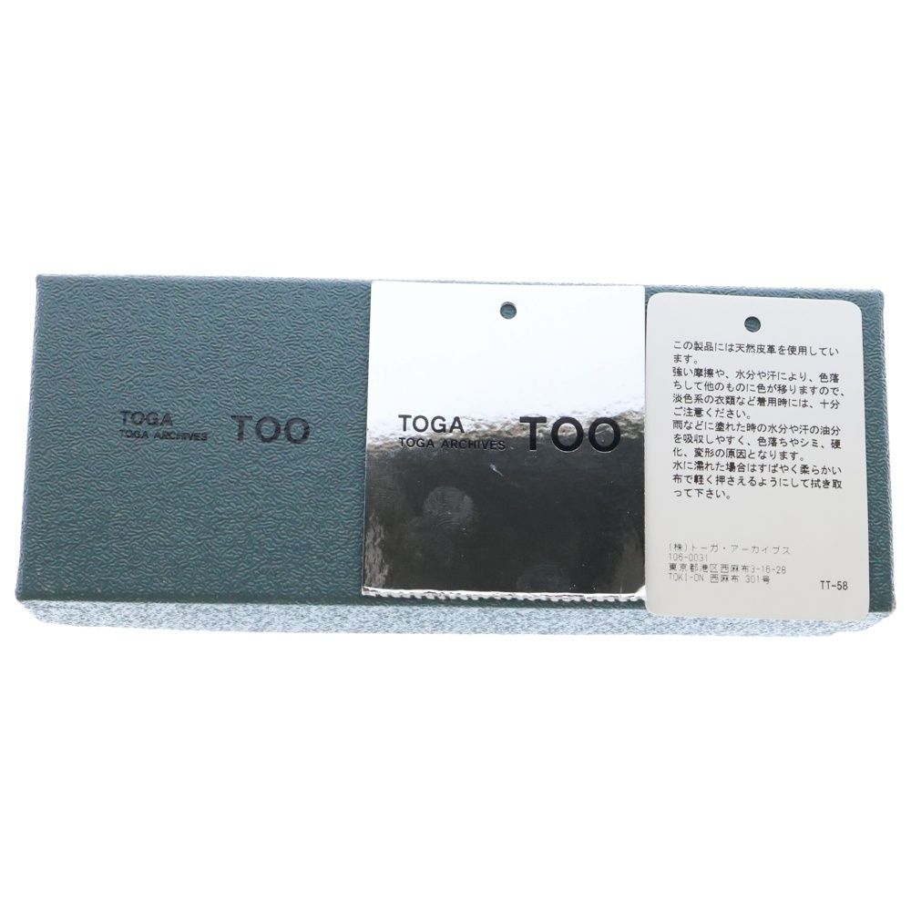 TOGA ARCHIVES (トーガアーカイブス) METAL LEATHER BARRETTE