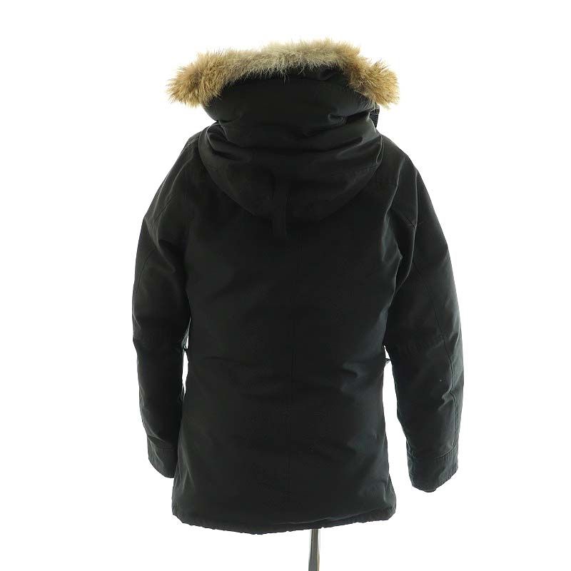 カナダグース CANADA GOOSE CHARLOTTE PARKA ダウンジャケット ミドル丈 アウター コヨーテファー M/M 黒 ブラック  2300JL /MI □OS - メルカリ