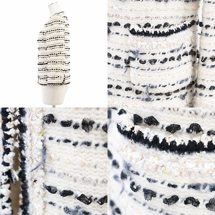 極美品】CHANEL シャネル ジャケット 05A P26658 ニット ツイード 