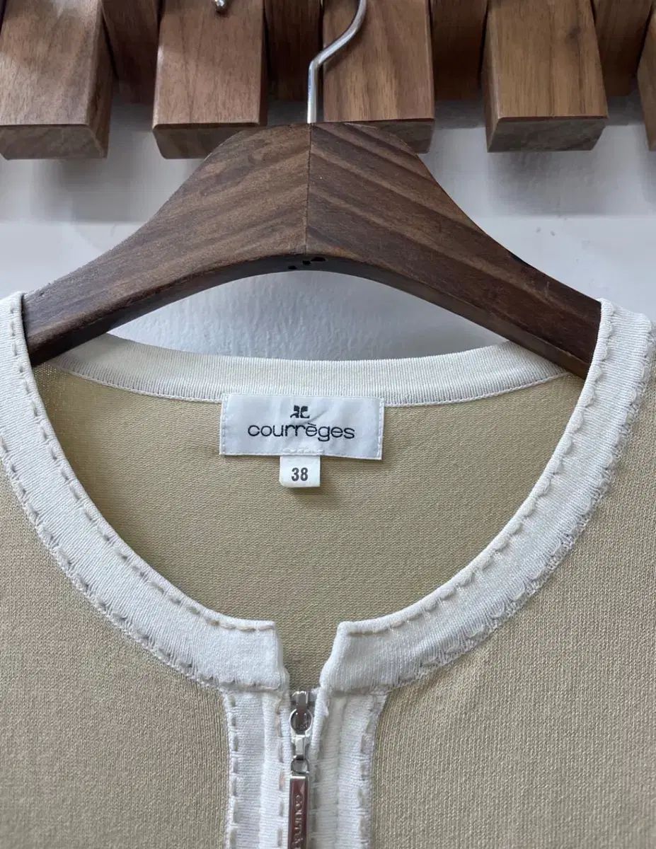 ジッパー カーディガン