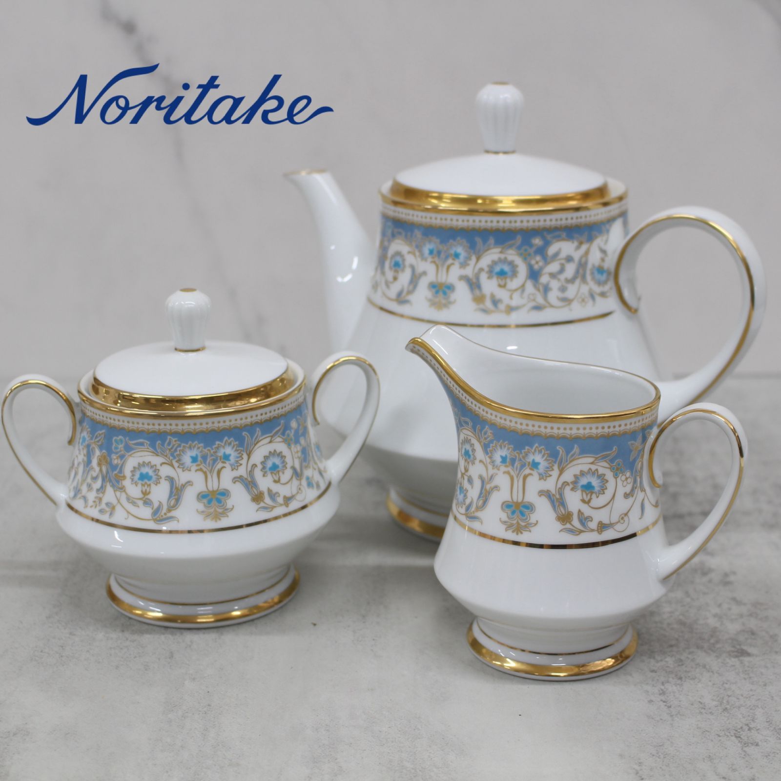 未使用【Noritake】パシフィック マジェスティ シュガーポット\u0026