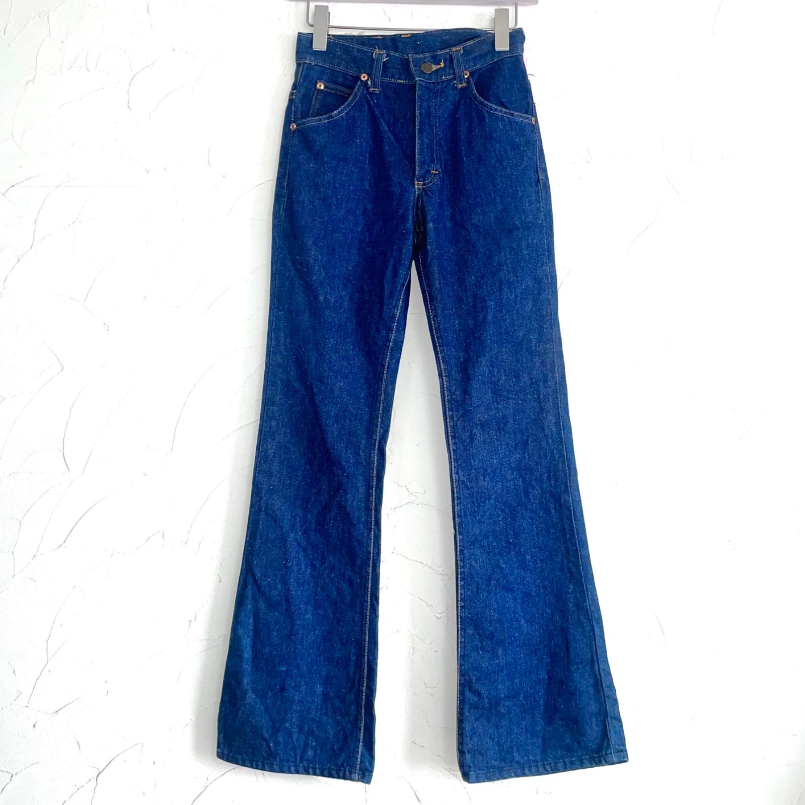 70s vintage Lee 200 ブーツカット 濃紺デニムパンツ ビンテージ 