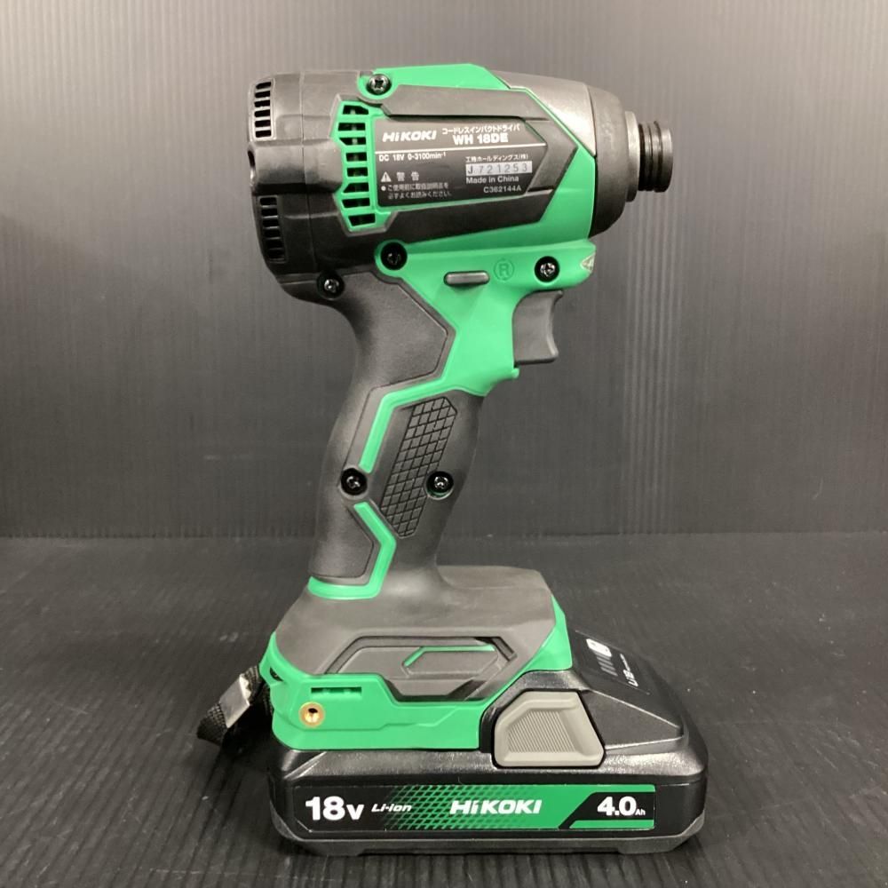 ★★　グラタン 新品、未使用　HiKOKI WH18DE 2LC　★★ HiKOKI WH18DE(2LC) 18Vコードレスインパクトドライバ ウエダ