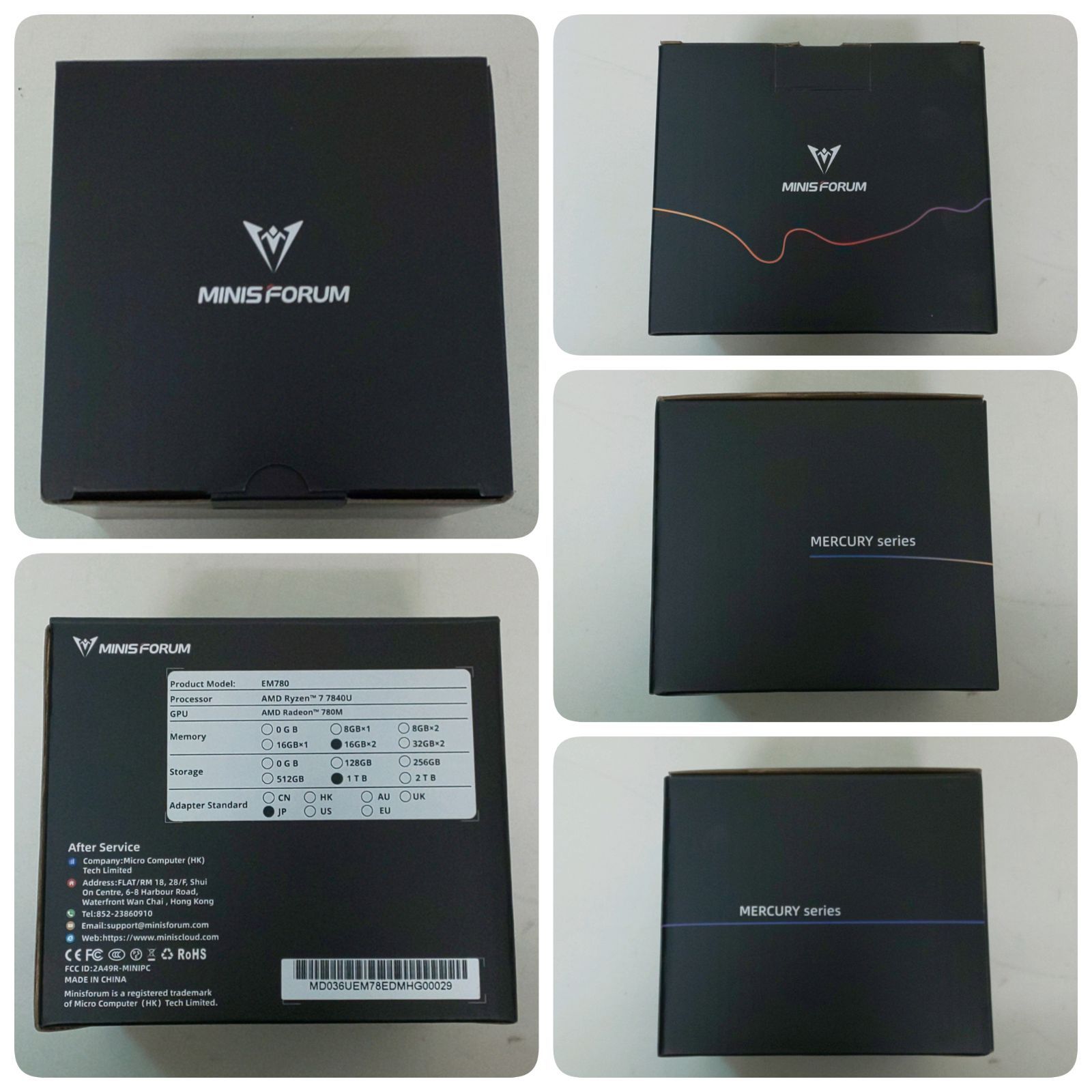 MINISFORUM EM780 Ryzen7 32GB RAM 中古- メルカリ