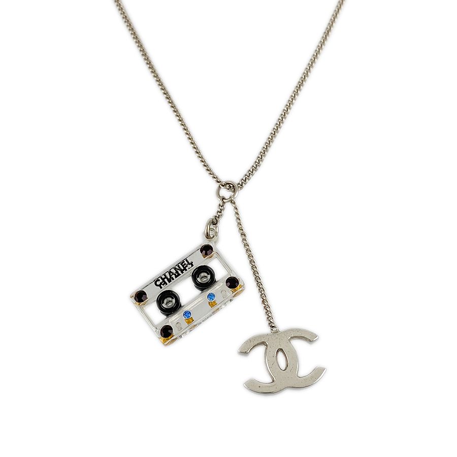 シャネル CHANEL ココマーク ネックレス メタル カセットテープ ...