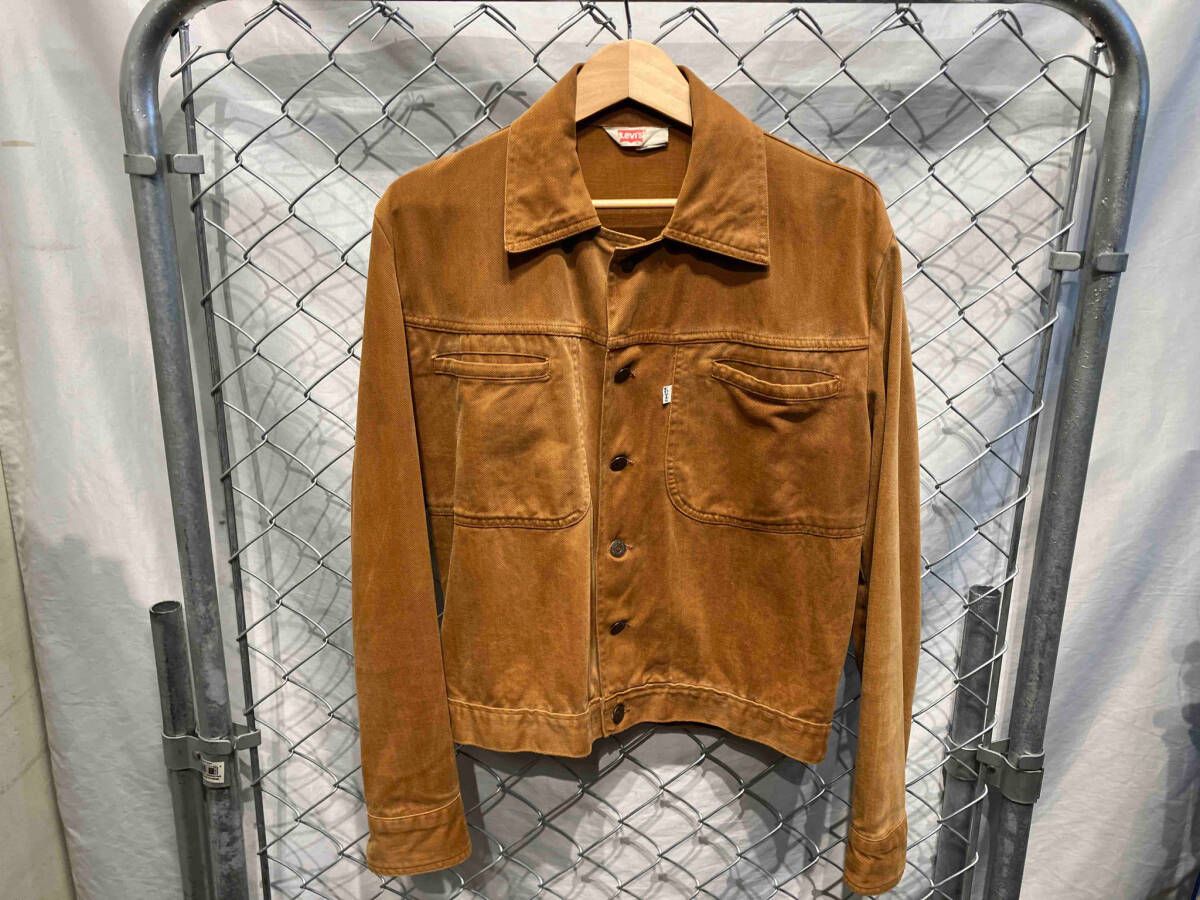 70s LEVI’S リーバイス 三角タグ 白タブ コットンツイルジャケット ブラウン