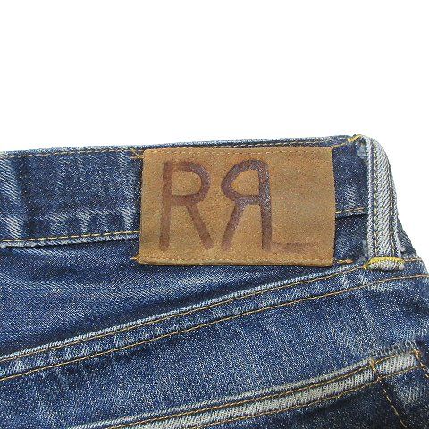 ダブルアールエル RRL ラルフローレン デニム パンツ ロゴ刺繍