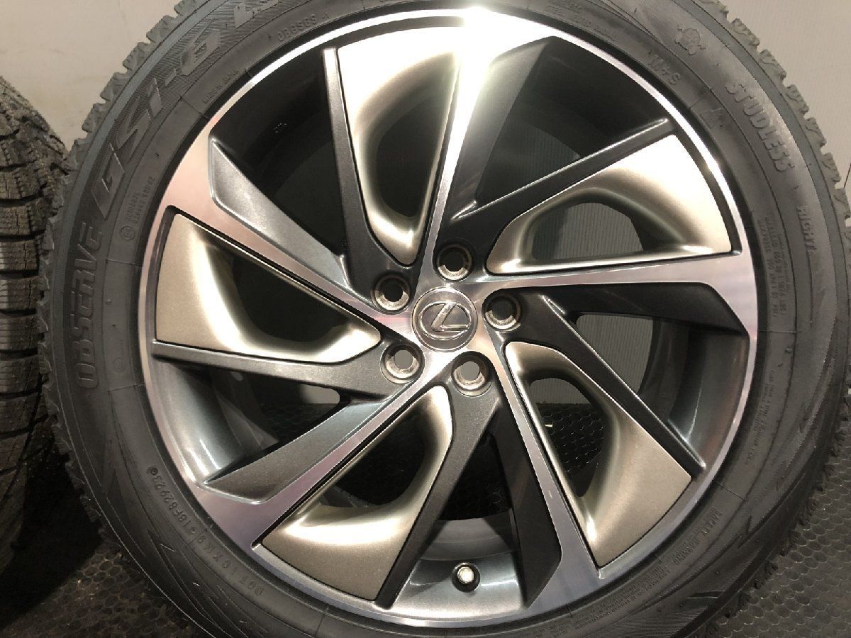 レクサス RX 純正セレクタブルー 235/55R20 ホイールタイヤ4本セット