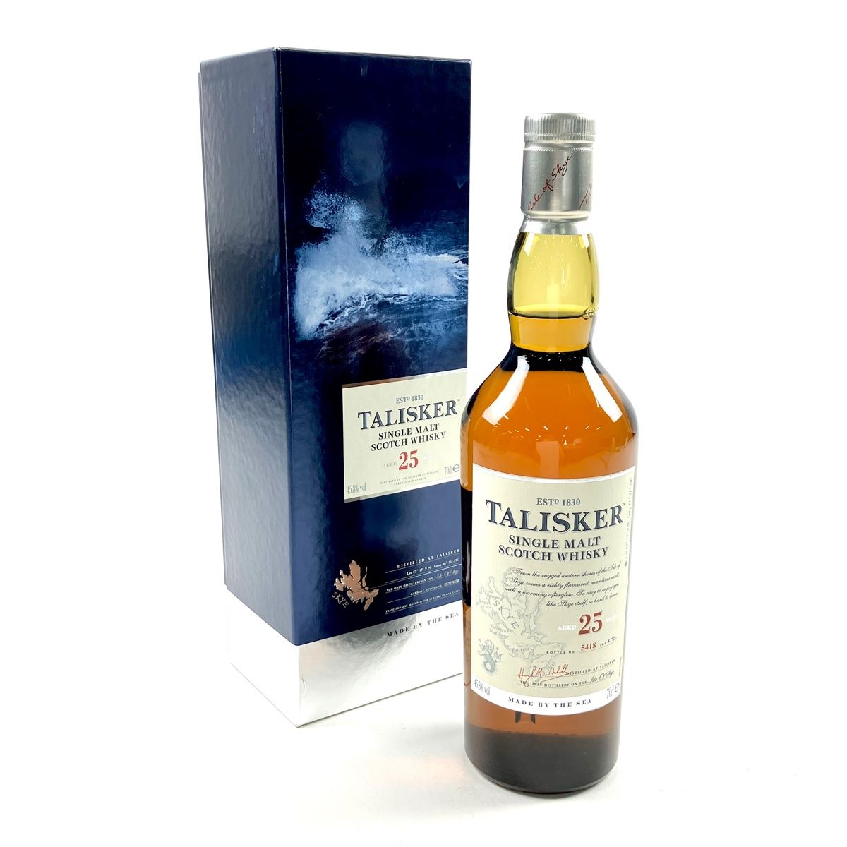 TALISKER 25年 シングルモルト スコッチウイスキー 700ml 古酒
