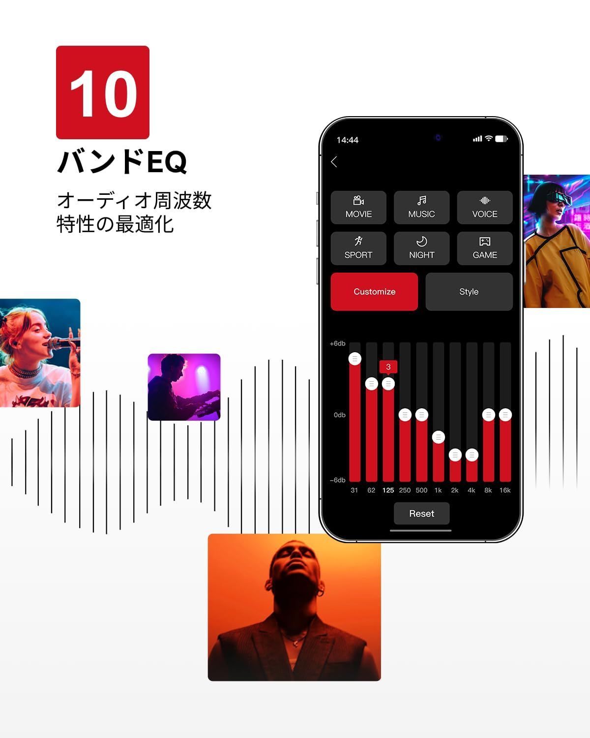 APP制御 サラウンドサウンドシステム