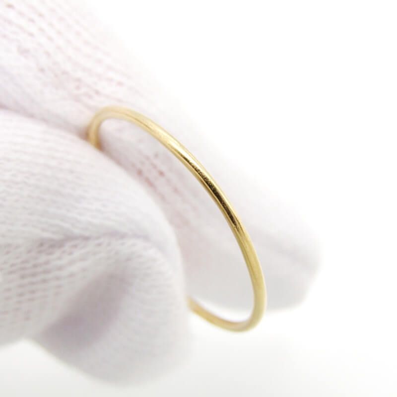 美品 Hirotaka ヒロタカ リング AB15GMR PROMISE RING K18YG