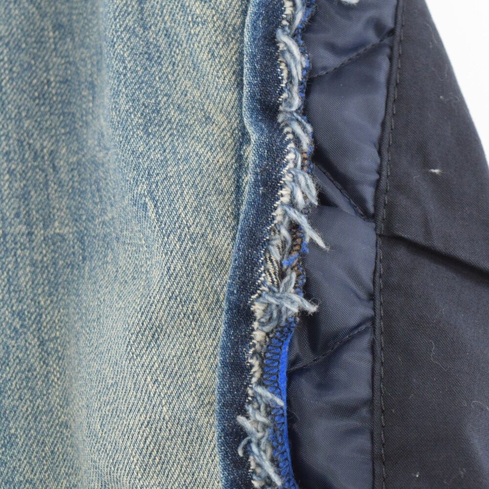 Sacai (サカイ) 19AW デニムドッキング モッズコート インディゴ