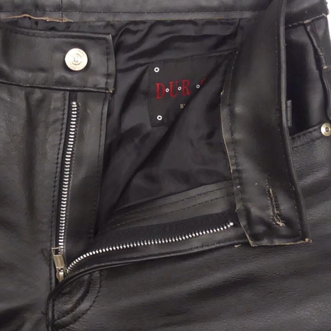 Schott ショット パンツ W32 本革 レザー 黒 USA製 HH9628