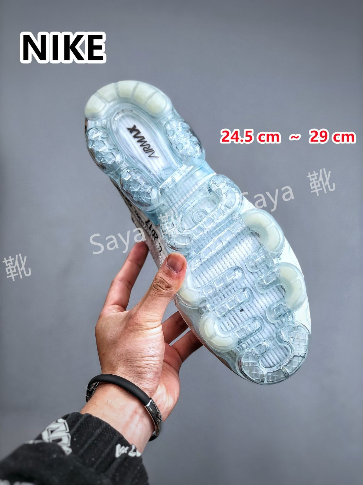 新品 未使用 NIKE ナイキ Air Vapormax Flyknit Off White 2018 スニーカー ベイパーマックス ヴェイパーマックス 靴 シューズ ストリート AA3831-100（WHITE/TOTAL ORANGE/BLACK）男女兼用