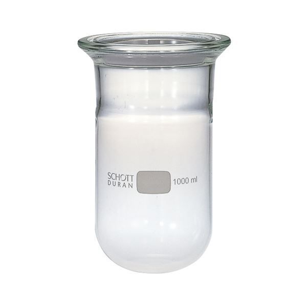 セパラブルフラスコ 円筒形 バンド式（SCHOTTタイプ） 100mm 2L 005550-2000