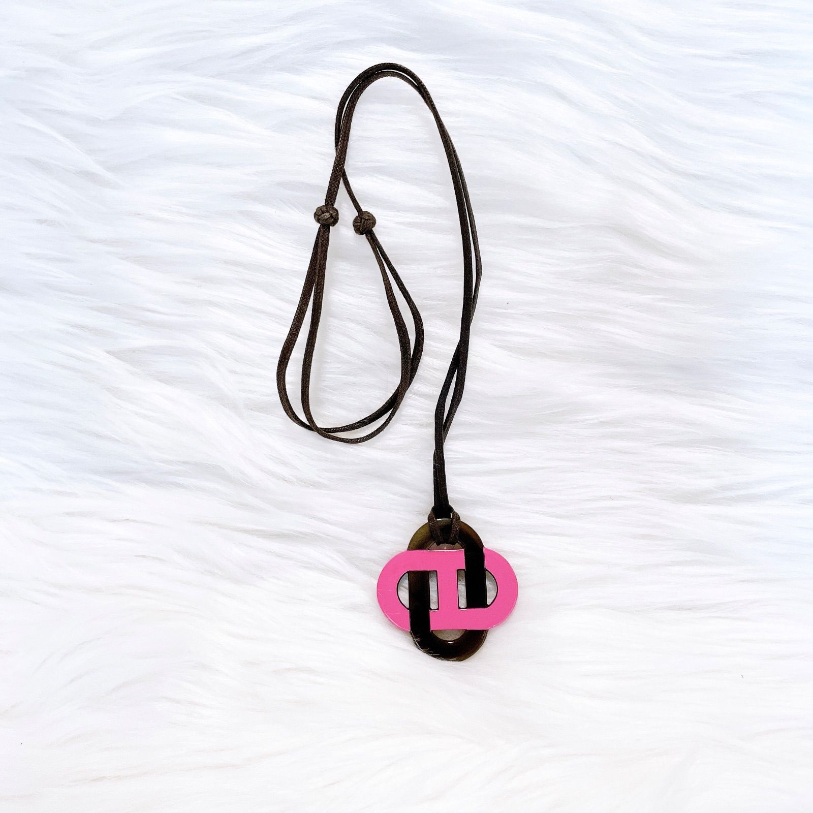 エルメス HERMES ネックレス イザティス バッファローホーン エルメス HERMES ネックレス イザティス バッファローホーン