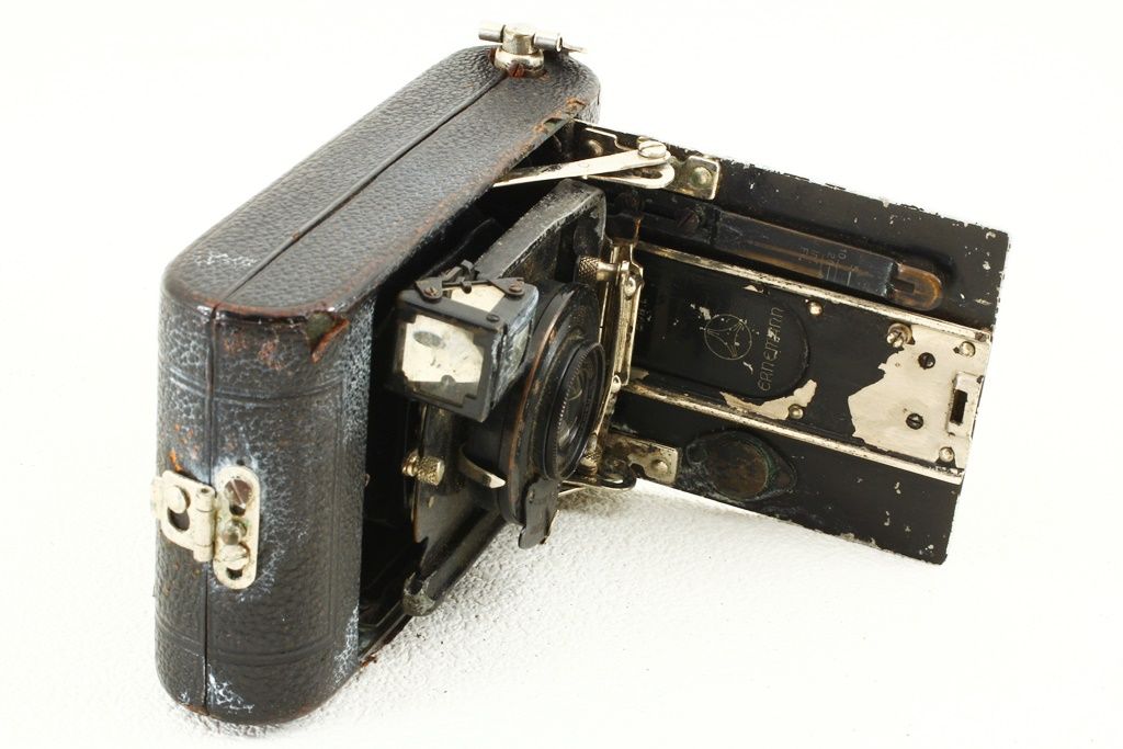ジャンク品 Ernemann エルネマン Detektiv Aplanat 8cm F6.8 蛇腹 