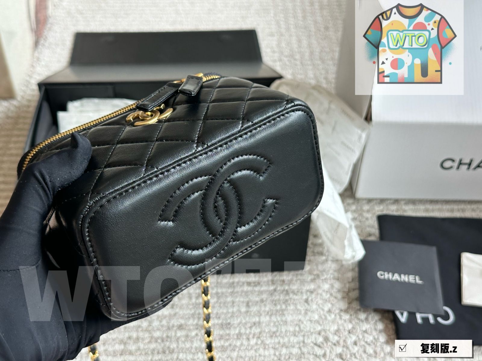 今日WTO】Chanel シャネル ロングボックス バッグ シリーズ 菱格