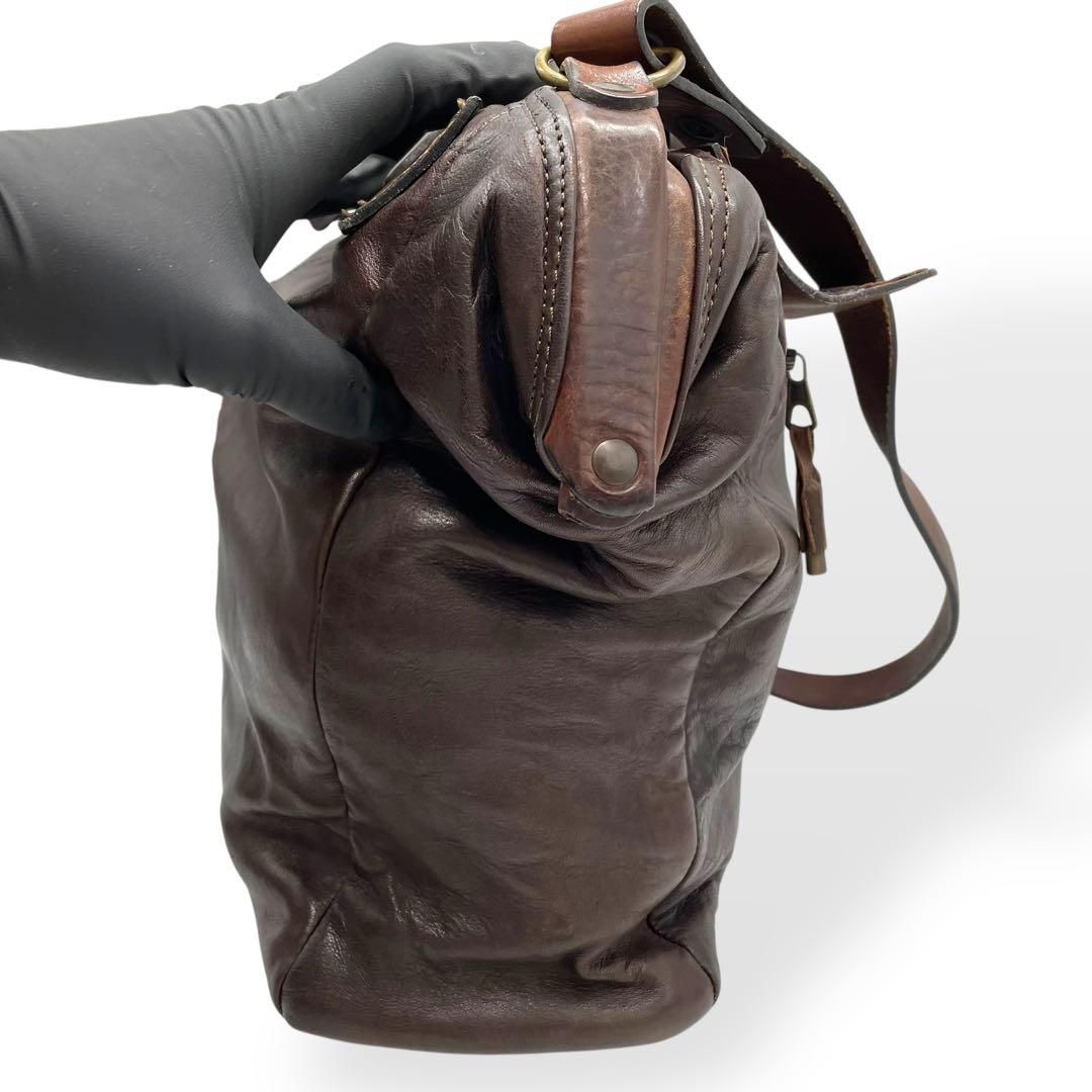 良品　DIESEL ヴィンテージ　2way ダレスバッグ　ショルダーバッグ　本革 良品 DIESEL ヴィンテージ 2way ダレスバッグ ショルダーバッグ 本革