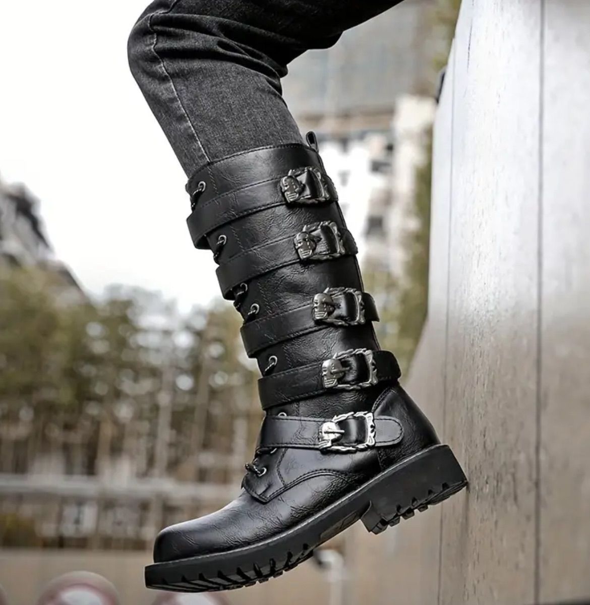楽天市場】ブーツ メンズ レザーハイカットブーツ 冬 完全 ファスナー