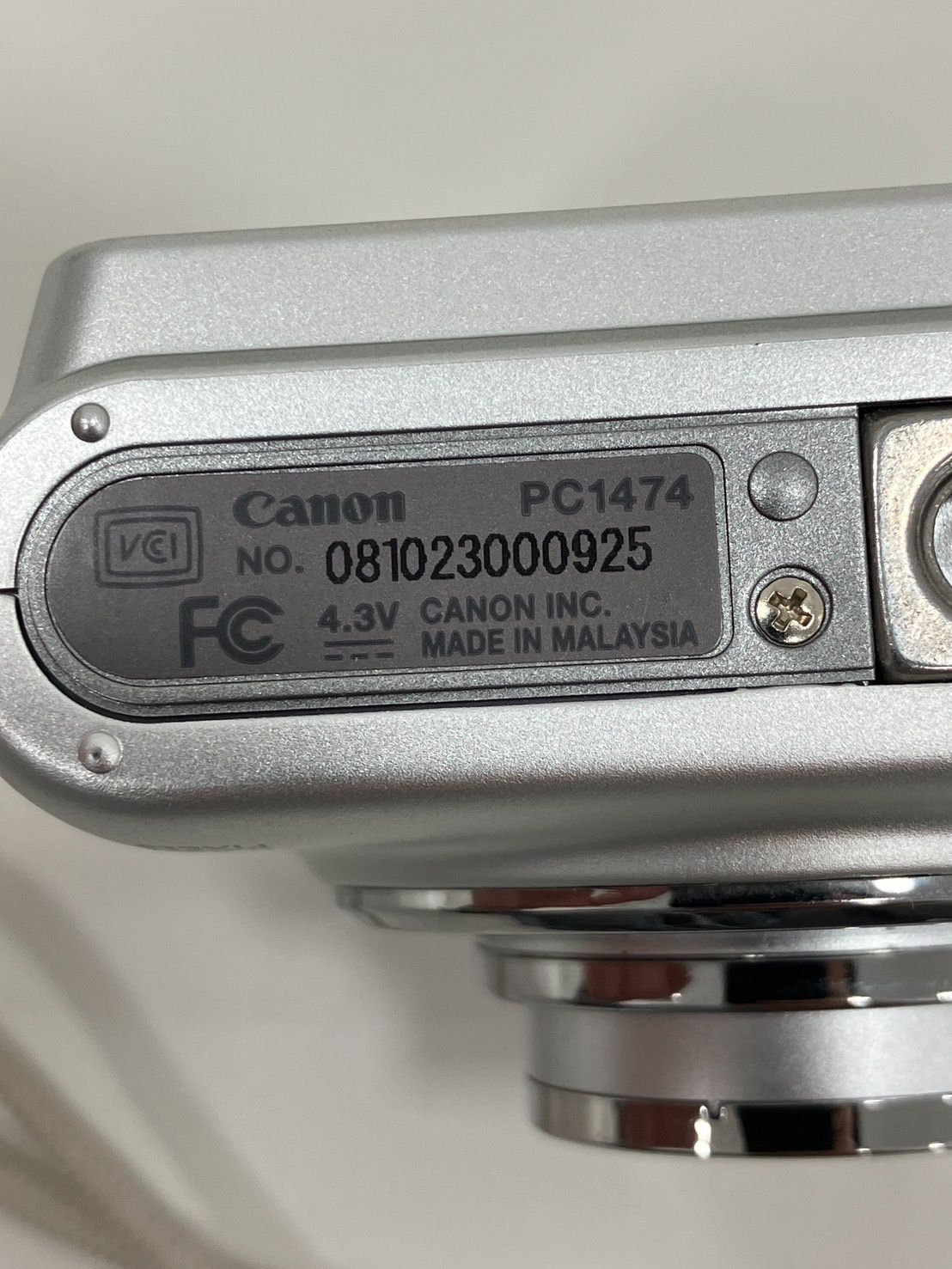 KD-002】Canon PowerShot A3100 ISシルバー ジャンク品 - メルカリ