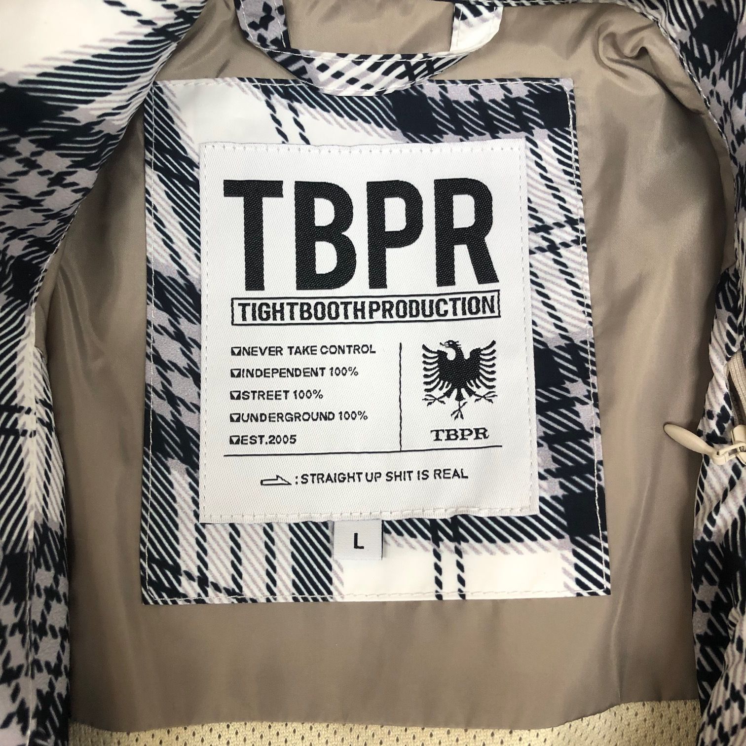定価35200円 TIGHTBOOTH 23SS WAVY PLAID JACKET ウェーブプライド
