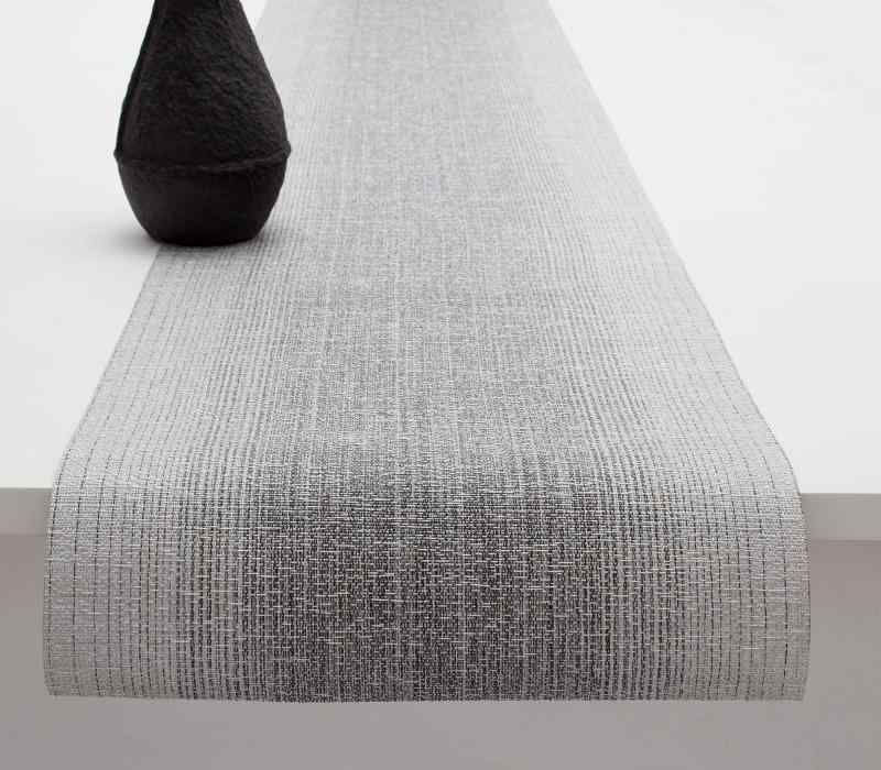 chilewich チルウィッチ テーブルランナー Ombre オンブレ Silver シルバー