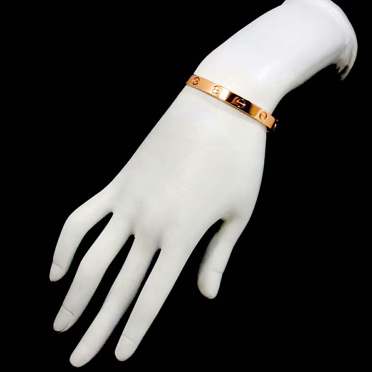 カルティエ Cartier ラブ ブレス #17 K18 PG ピンクゴールド 750  