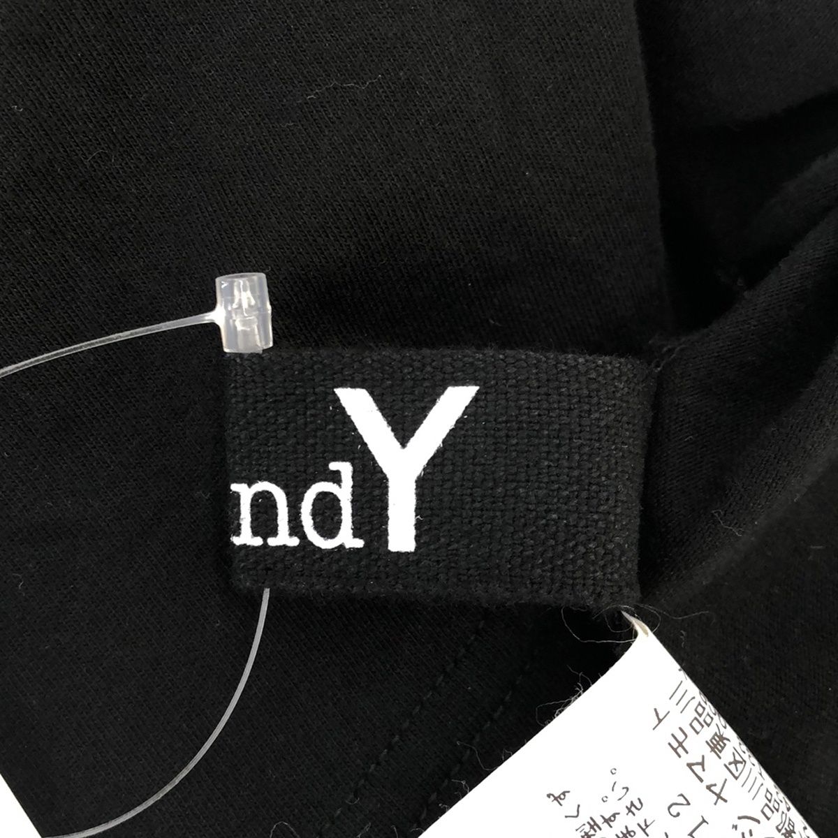 Ground Y グラウンド ワイ アシンメトリーデザインクルーネックTシャツ