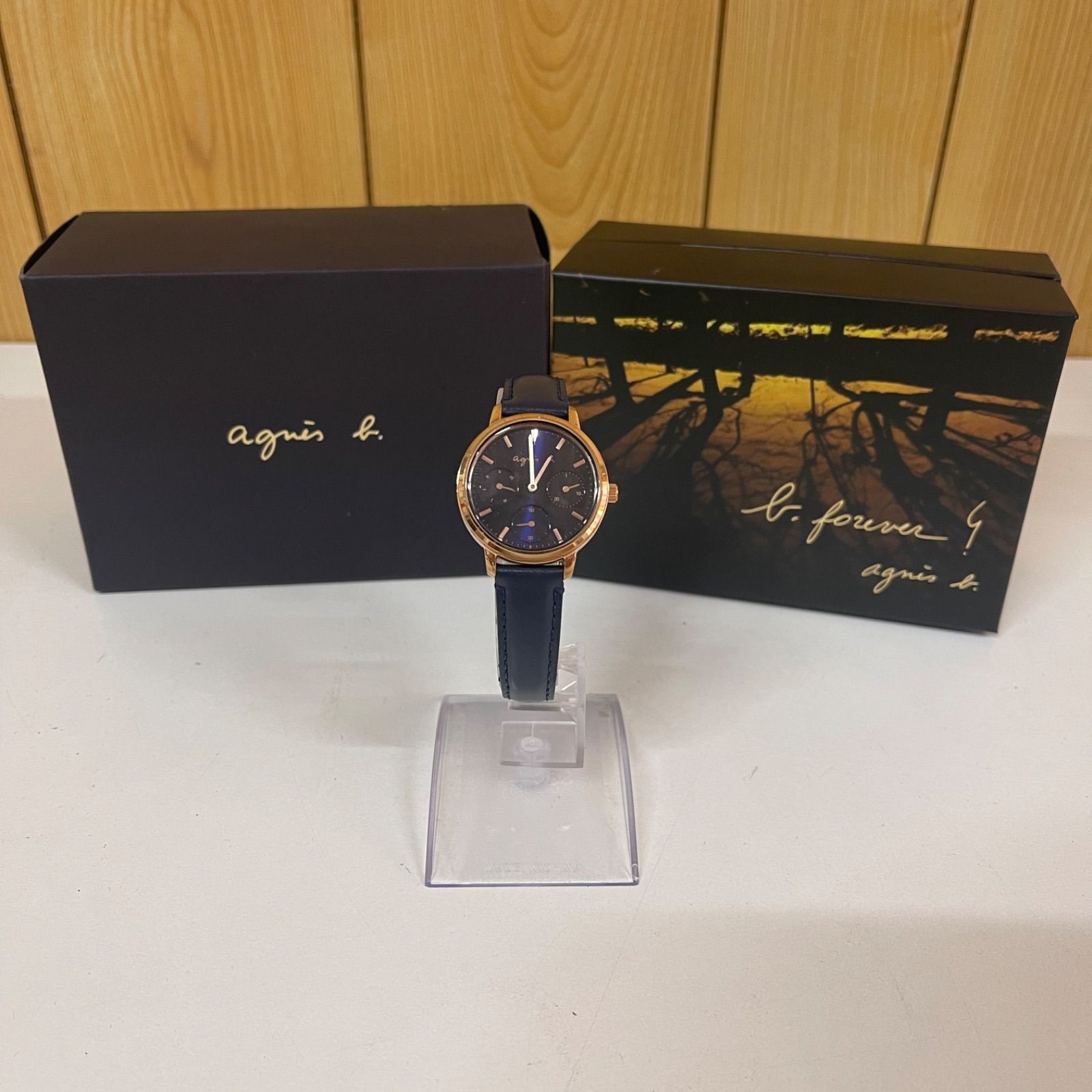 アニエスベー 時計 VD75-KGZ0 楽天市場】【中古】agnes b 腕時計 VD75-KGZ0 シルバー×ネイビー