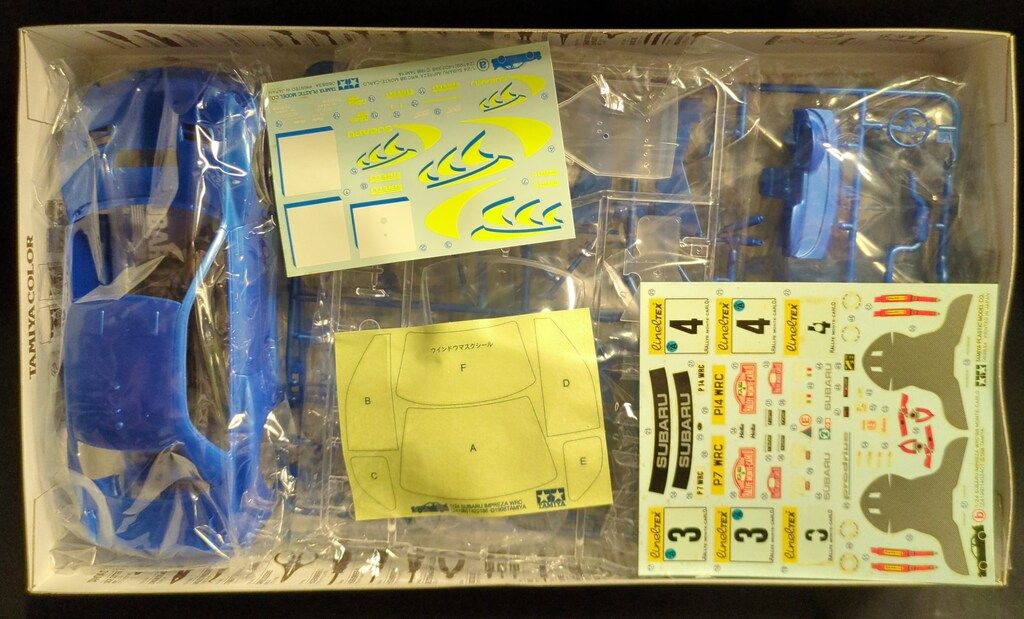 タミヤ 1/24スポーツカーシリーズNo.199 スバルインプレッサ WRC '98