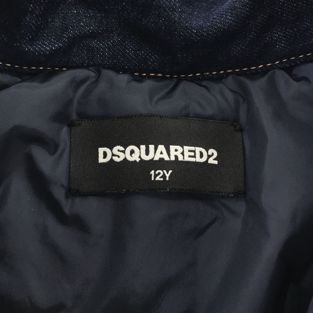 DSQUARED2 ディースクエアード デニム DQ02WL ジャケット ダウン アウター キッズサイズ 12Y アパレル 子供服